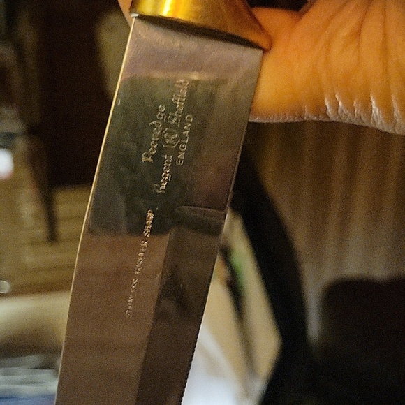 VTG Peeredge Regent Sheffield Cutlery Carving Set of 3 - 2 knives & 1 fork - Picture 4 of 12